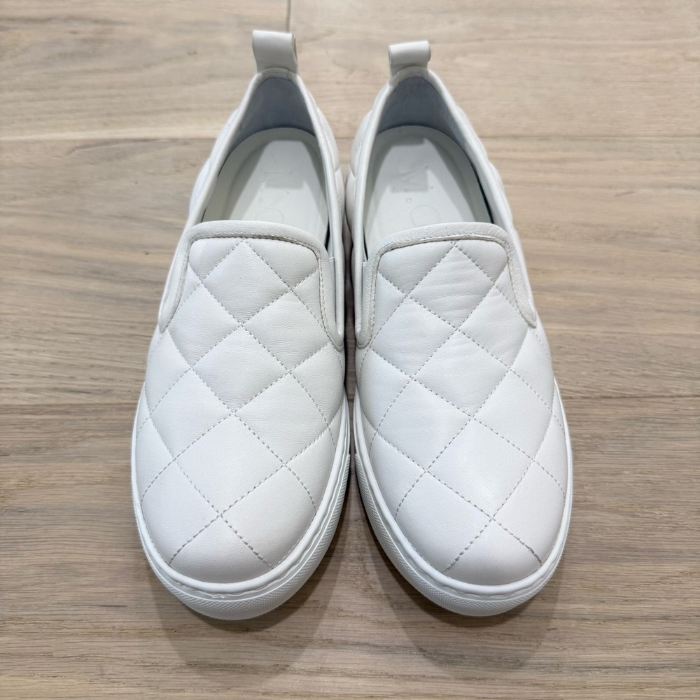 M. Gemi The Maddalena White Quilted Leather Slip-On Sneaker Women's 38 /
US 7,5